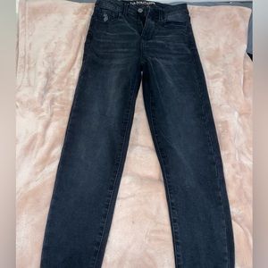 Black Washed Polo Jeans